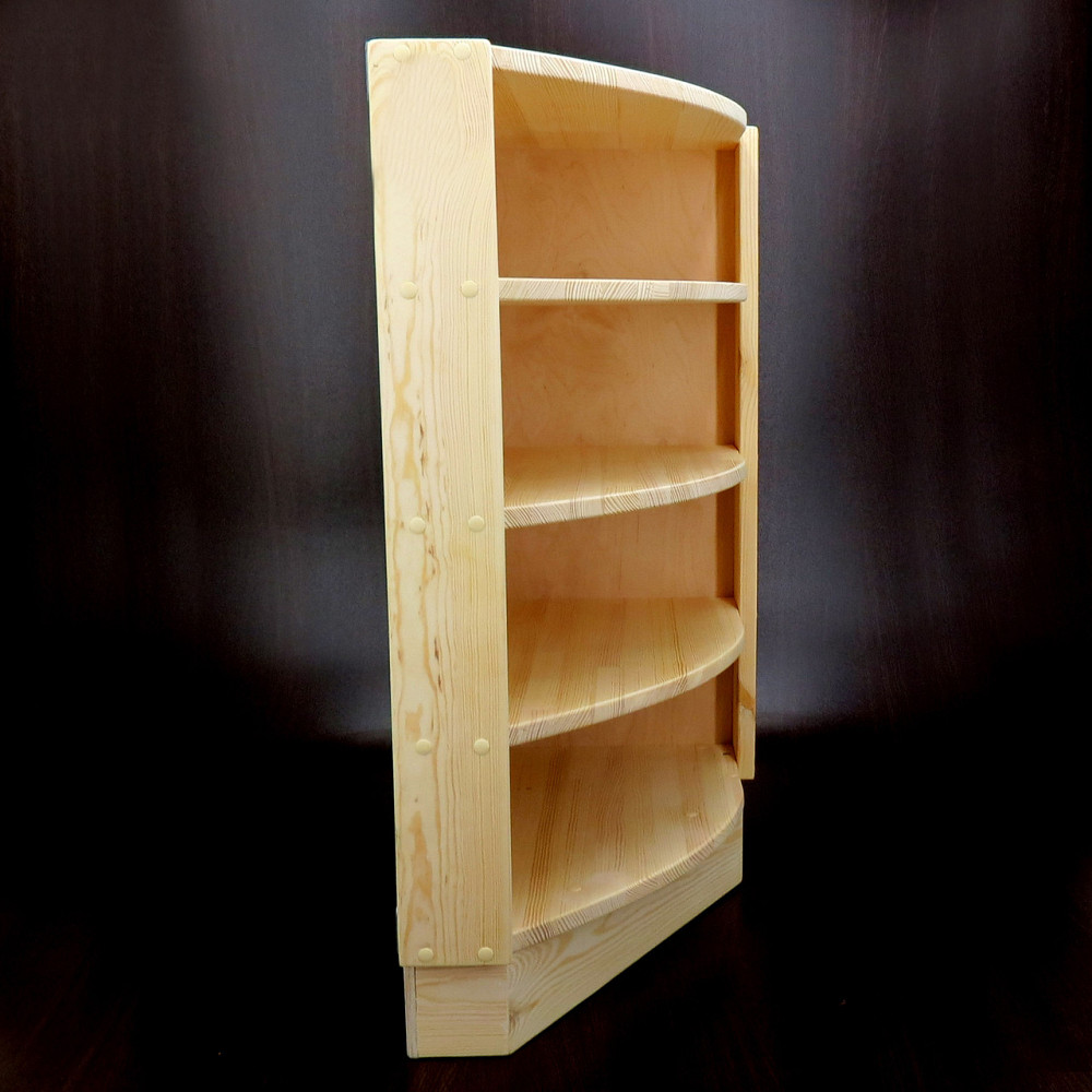 Угловая настенная полка 