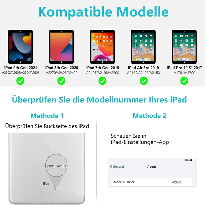 Защитный чехол с Bluetooth клавиатурой для iPad 10.2 Inch (9/8/7 Generation) и iPad Air 3rd / Pro 10.5 Днепр - изображение 7