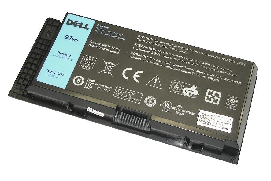 Аккумулятор для ноутбука Усил. Dell FV993 Precision M4600 11.1V Black 6600mAh Orig Вінниця - фото 1