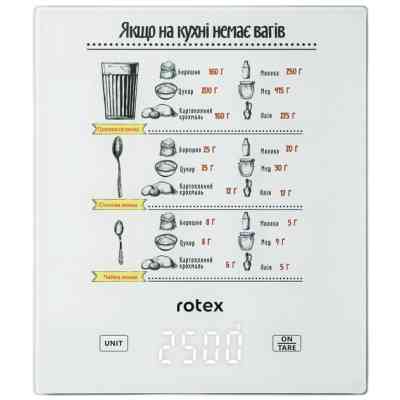 Весы кухонные Rotex RSK15-W Винница