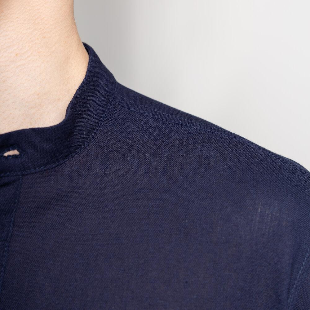 Чоловіча сорочка з коротким рукавом темно-синя Pobedov Molodist' Київ - фото 7