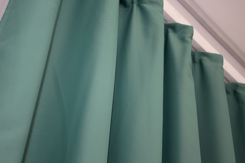 Комплект готовых штор VR-Textil Блэкаут Midnight № 1229ш Бирюзовый 150х290 см 2 шт (33-0057) Киев - изображение 6