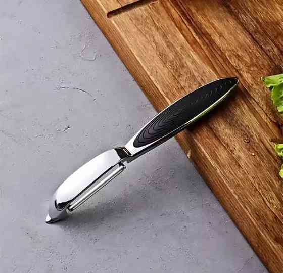 Овощечистка с нержавеющей стали у виде ножа 16 на 1,5 см серебристый Киев