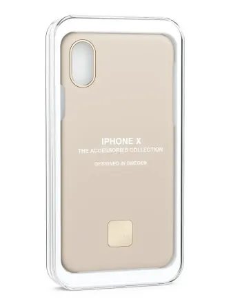 Чехол Happy Plugs для iPhone X и Айфона XS, пластиковый, удобный, тонкий и лёгкий, Case Nude Киев - изображение 4