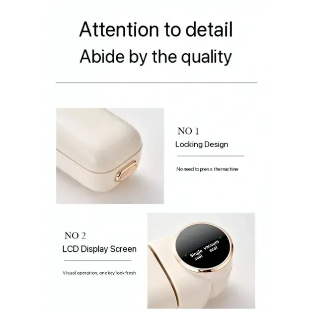 Вакуумный упаковщик пищевых продуктов Vacuum Sealer с сенсорным дисплеем + 10 пакетов Коломыя - изображение 4