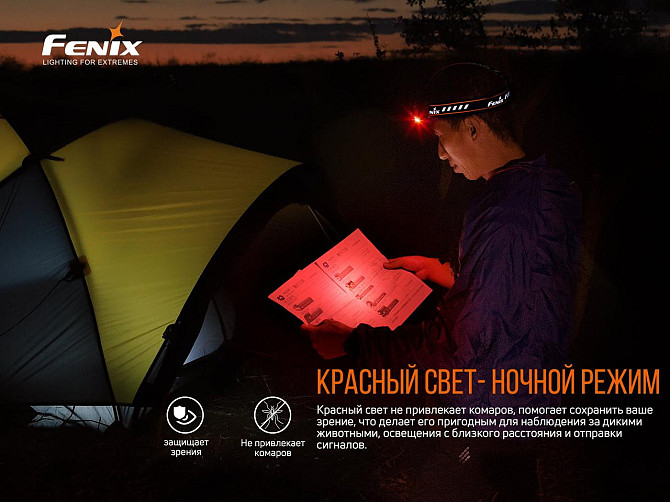 Налобный фонарь Fenix HM70R 1600лм 1x21700 IP68 Винница - изображение 7