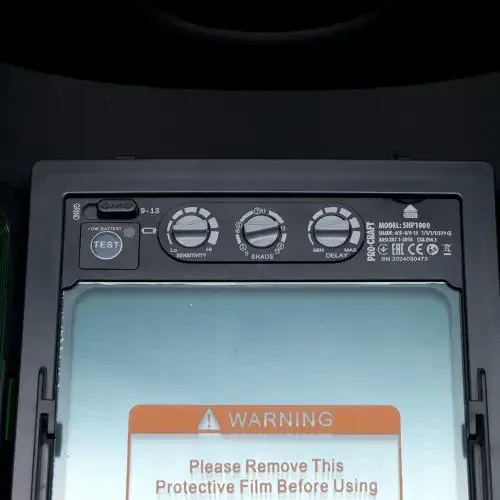 Маска зварювальна Procraft SHP1000 з автоматикою 4 сенсори з швидким затемненням з широким оглядом 100×97 мм маска хамелеон Львів - фото 7