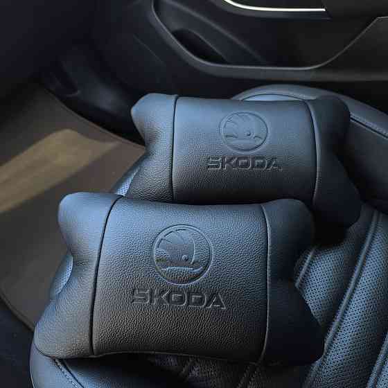 Подушка для сидіння для автомобільного крісла Skoda Шкода, Декоративні подушки з логотипом SC-28 Івано-Франківськ