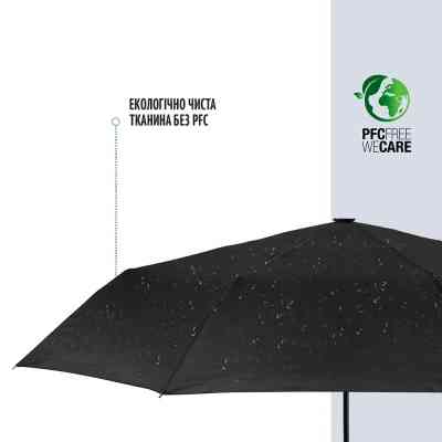 Парасоля Perletti Ombrelli promozionali Складана Автоматична Чорна (96007-01) Вінниця