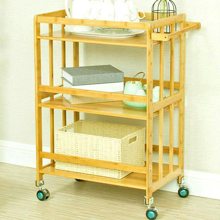 Этажерка для ванной на колёсиках 