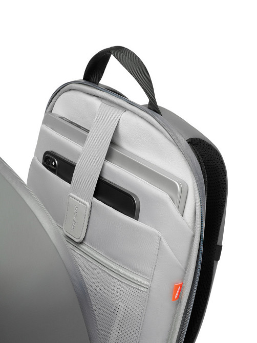 Рюкзак Bobby "Bobby Edge" захист від крадіжок, порізів, сірий Київ - фото 7