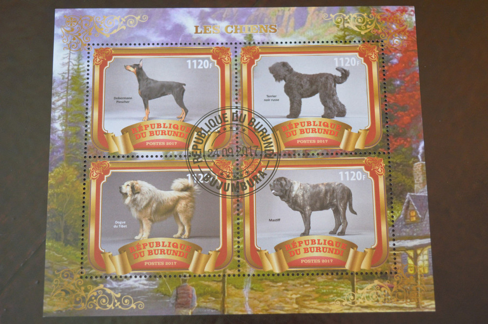 Бурунді. Фауна. Блок. 2017 рік (Б-2) Полтава - фото 1