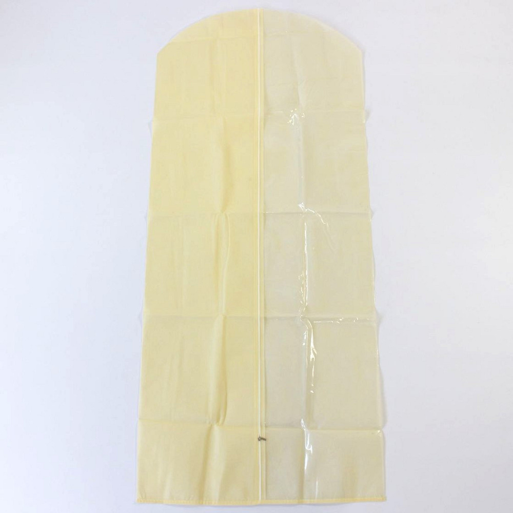 1шт Чохол для одягу на змійці 140х60см,напівпрозорий,Бежевий SBR Київ - фото 6