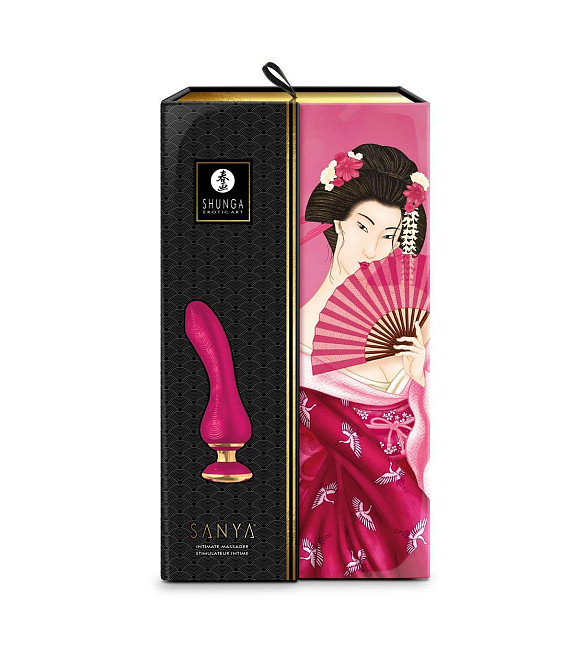 Вибратор для точки G Shunga Sanya Raspberry, гибкий ствол Sex Aura Киев - изображение 7