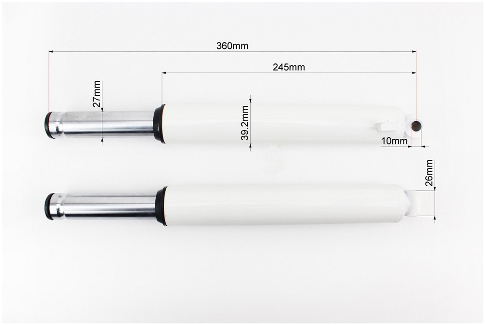 Амортизатор передній к-кт 2шт Honda DIO, 360мм (під бараб. гальм) Киев - изображение 2