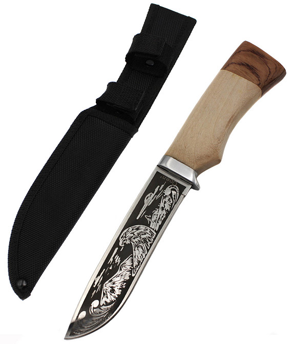 Ніж мисливський "Орёл" A767 / 27,5 см / 13 см Дніпро - фото 1