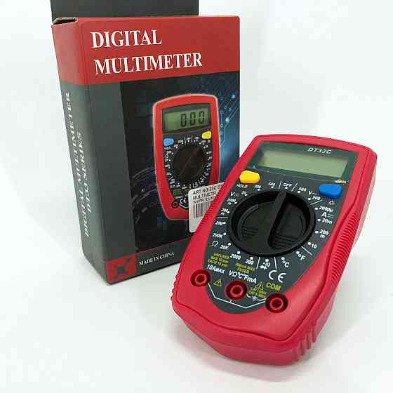 Мультиметр для автомобиля 33 C DT DIGITAL, Современные цифровые мультиметры, XA-771 Тестер профессиональный Киев