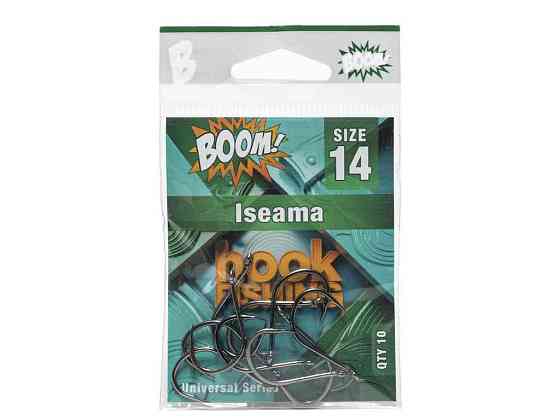 Крючок для мирной рыбы Iseama No14 (10 шт/уп) (BN) ТМ BOOM Киев