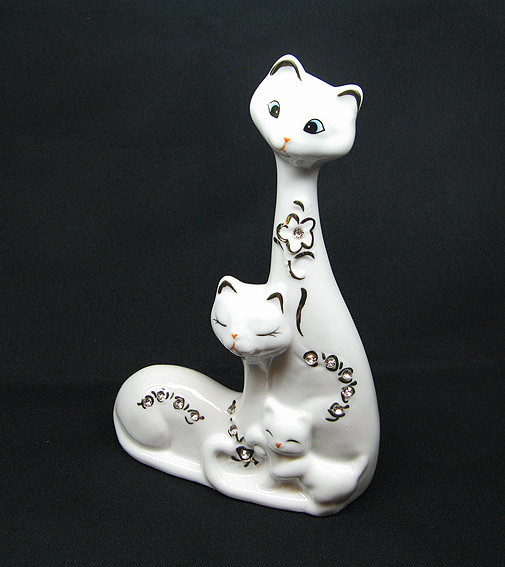 Статуэтка фарфоровая Кошки Киев - изображение 1