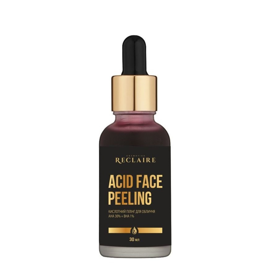 Кислотный пилинг для лица AHA 30%+BHA 1% Reclaire cosmetics 30 мл Киев - изображение 12