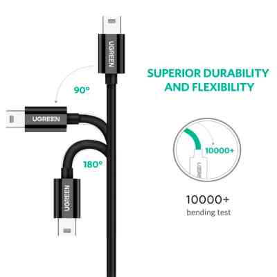 Дата кабель USB-C 2.0 AM to Mini 5P 1.0m US242 black Ugreen (50445) Винница