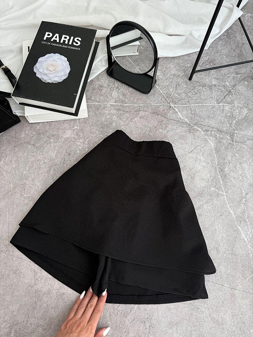 Жіноча базова стильна міні спідниця костюмка Одеса - фото 2