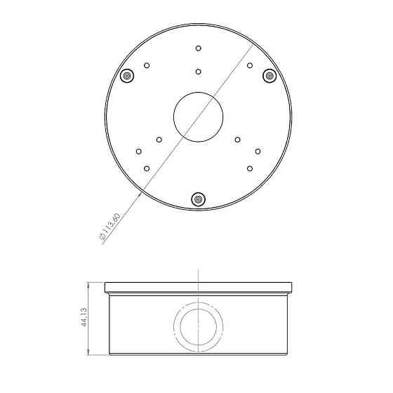 Монтажна коробка для відеокамер SEVEN M715 Київ