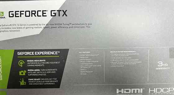 Видеокарта PNY GeForce GTX 1650 4GB GDDR6 / новая, в коробке Киев