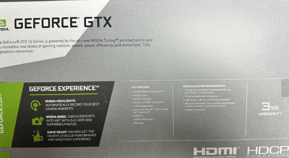 Видеокарта PNY GeForce GTX 1650 4GB GDDR6 / новая, в коробке Киев - изображение 3