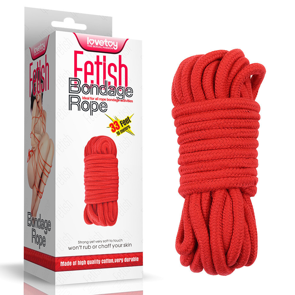 Веревка - Fetish Bondage Rope Red, 10 м Sex Aura Киев - изображение 1