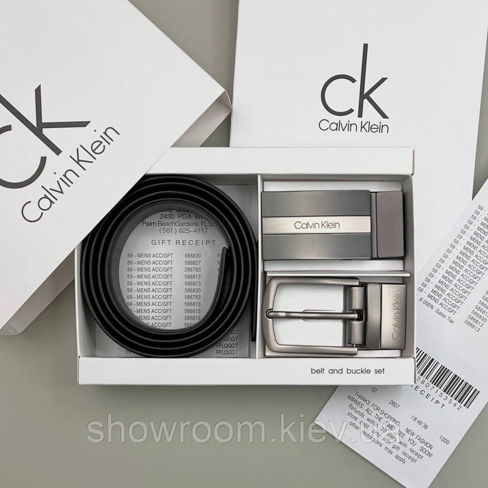 УЦЕНКА!!! Мужской подарочный набор (ремень с двумя пряжками) (413) Киев - изображение 1