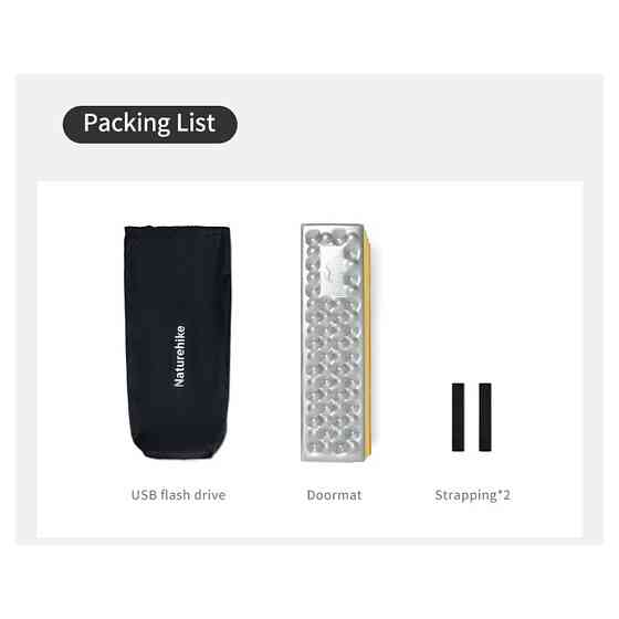 Килимок складний IXPE Naturehike CNK2550WS030, алюмінієва плівка, 18 мм, оливковий-зелений Київ