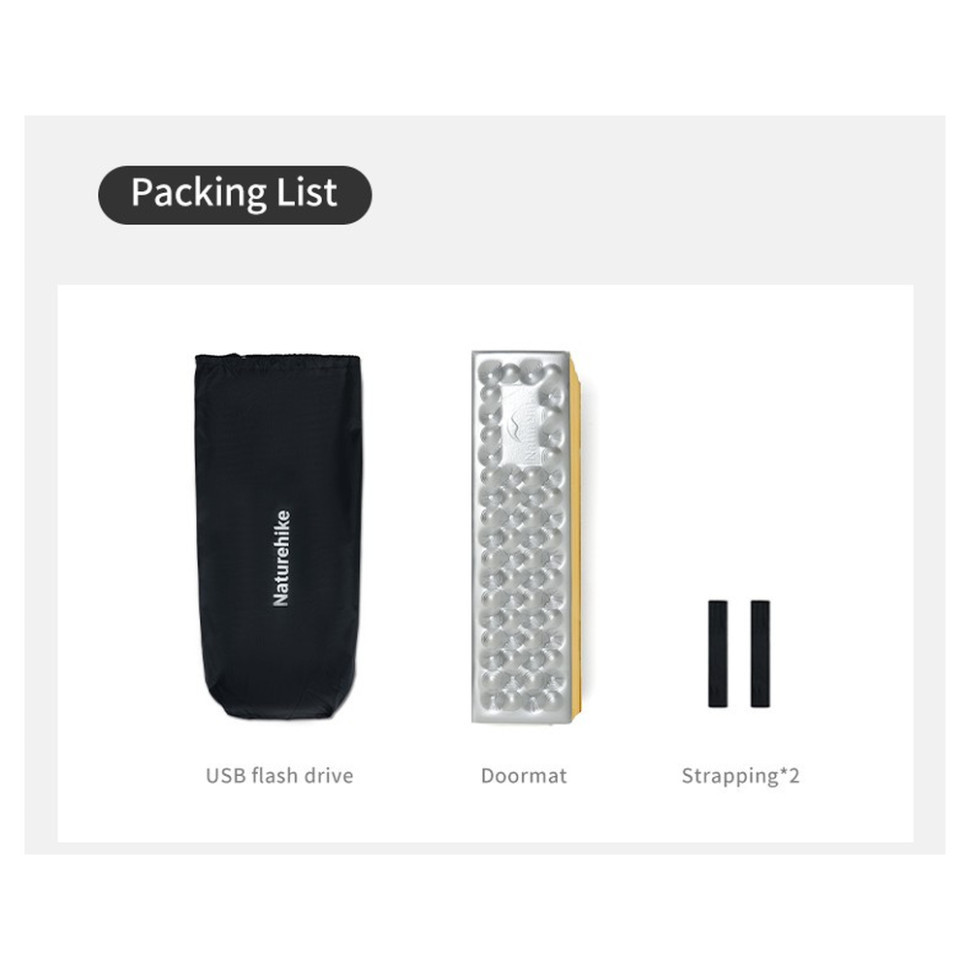 Килимок складний IXPE Naturehike CNK2550WS030, алюмінієва плівка, 18 мм, оливковий-зелений Київ - фото 5