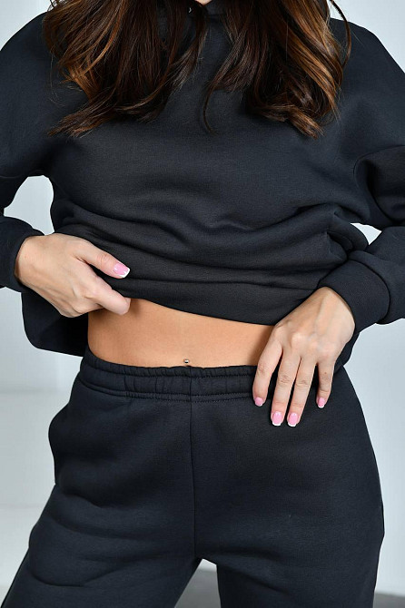 Брюки\ штаны спортивные зимние флисовые женские батальные Jasmin,трикотаж евро резинка Киев - изображение 2