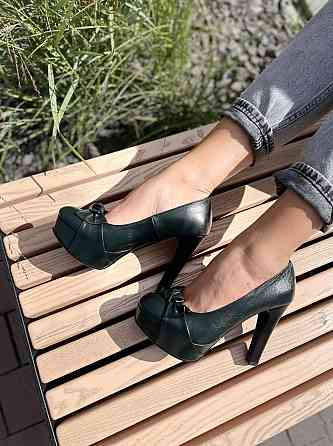 Stepter Туфлі жіночі Stepter темно-зелені натуральна шкіра 38р. (4290) Коломия