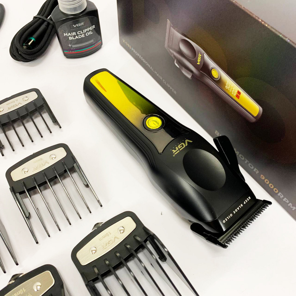 Професійна машинка для стрижки волосся VGR, Електрична акумуляторна машинка для стрижки LK-18 Львів - фото 5