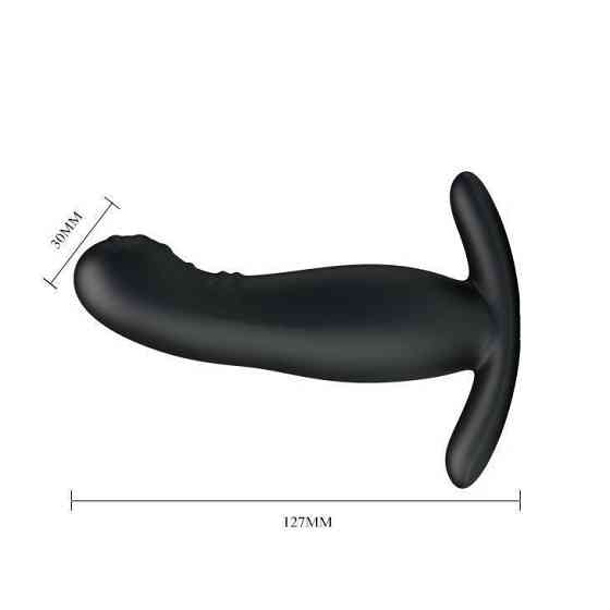 Анальный стимулятор с вибрацией и ротацией BI-040053 Sex Aura Киев