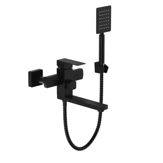 Смеситель для ванны с душевым гарнитуром Frap F32802-6 черный Киев