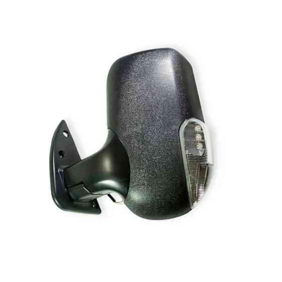 Дзеркало заднього вигляду зовнішній зразок ліве з поворотом чорний мат ГАЗель Мукачево