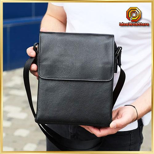Якісна чоловіча сумка з натуральної шкіри, сумка месенджер, барсетка шкіряна, сумка Tiding Bag Київ - фото 1