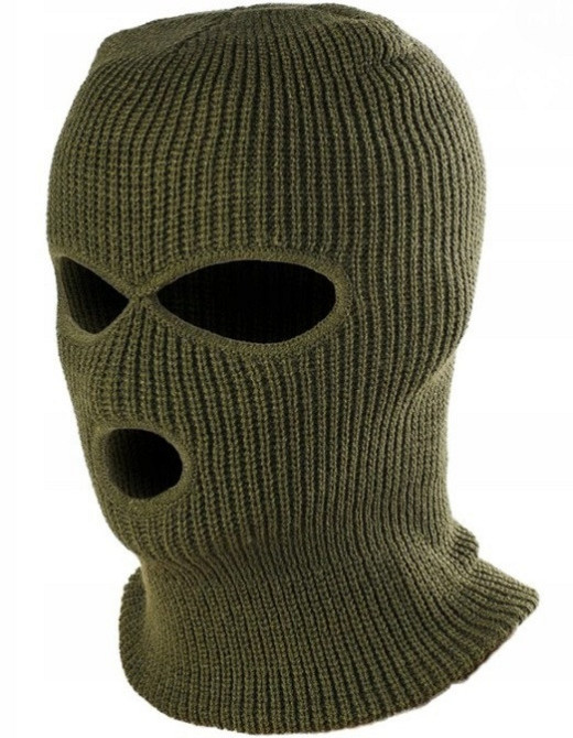 Універсальна Тактична Балаклава зимова з 3 отворами Mil-Tec від Sturm (12113001) Olive Нововолинськ - фото 2