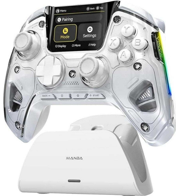 Бездротовий геймпад Manba One з дисплеєм, RGB-підсвіткою та док-стан. Харків - фото 8