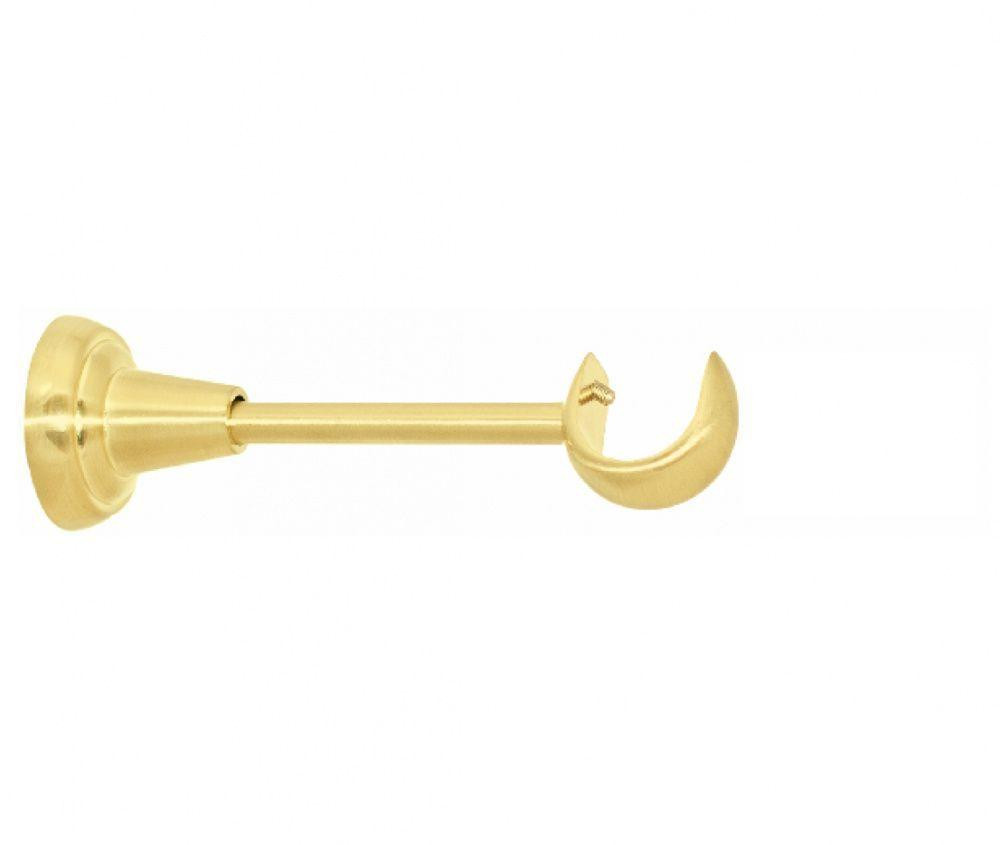 Тримач Orvit ВІДКРИТИЙ однорядний до стіни 25 мм ЗОЛОТО МАТОВЕ Львів - фото 1