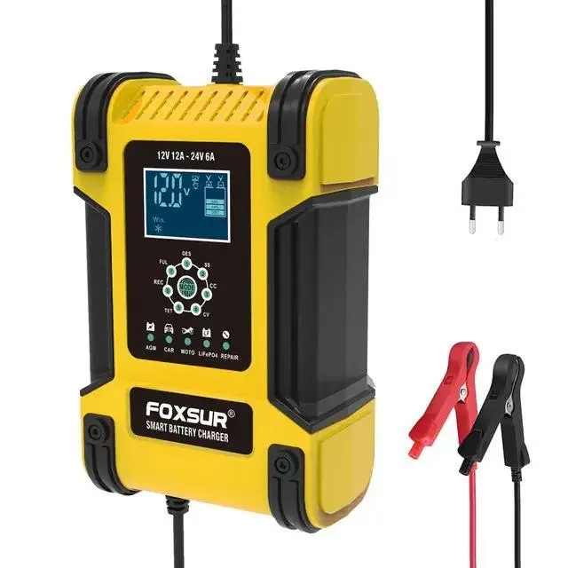 Автоматическое зарядное устройство Foxsur 12-24V 12А для авто аккумулятора Винница - изображение 1