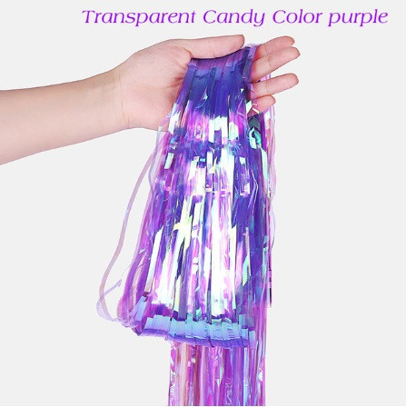 Дождик для фотозоны 2 м на 1 м конфетно фиолетовый Киев - изображение 2