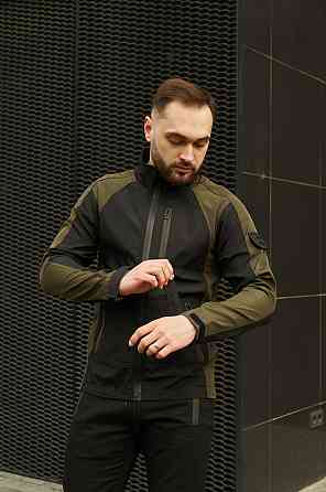 Чоловіча куртка soft shell спортивна софтшел демісезонна softshell осінь весна 'iForce' хакі XL Одеса