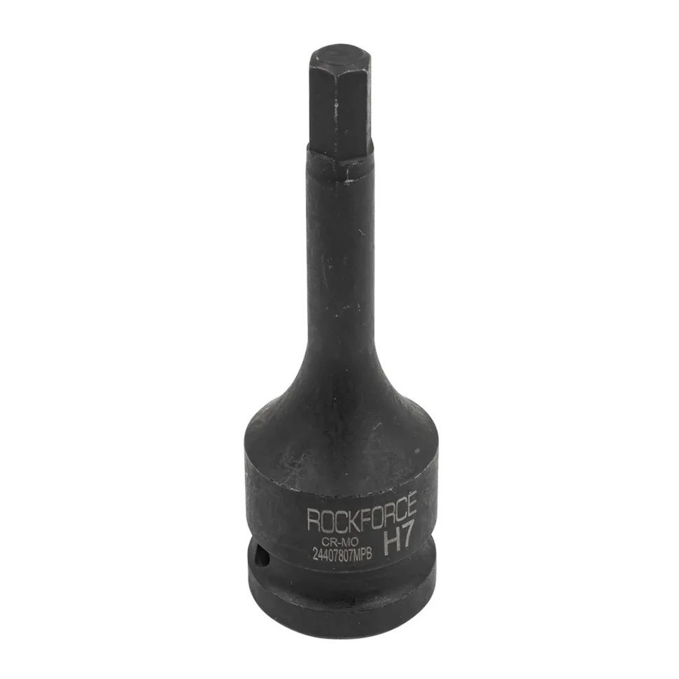 Головка-біта 6-гранна ударна 7мм, 1/2'' ROCKFORCE RF-24407807MPB Одеса - фото 1