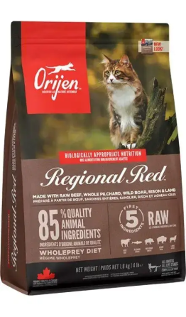 Orijen Regional Red (Оріджен Регіонал Ред) сухий корм для котят і кішок усіх порід 1.8 кг. Запоріжжя