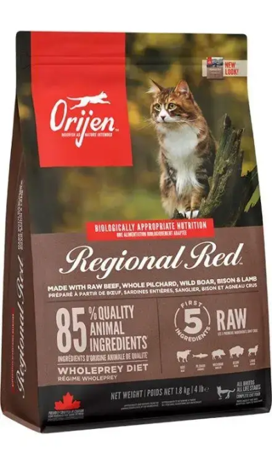 Orijen Regional Red (Оріджен Регіонал Ред) сухий корм для котят і кішок усіх порід 1.8 кг. Запоріжжя - фото 1