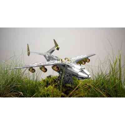 Конструктор Metal Time Коллекционная модель Ukrainian Dream Exclusive Edition Ан-225 Мрия собранная двухцветная (MT001EE/READY) Винница